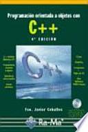 libro Programación Orientada A Objetos Con C++